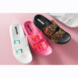 Grand Cayman Jelly Slide with See-Through Straps, , large