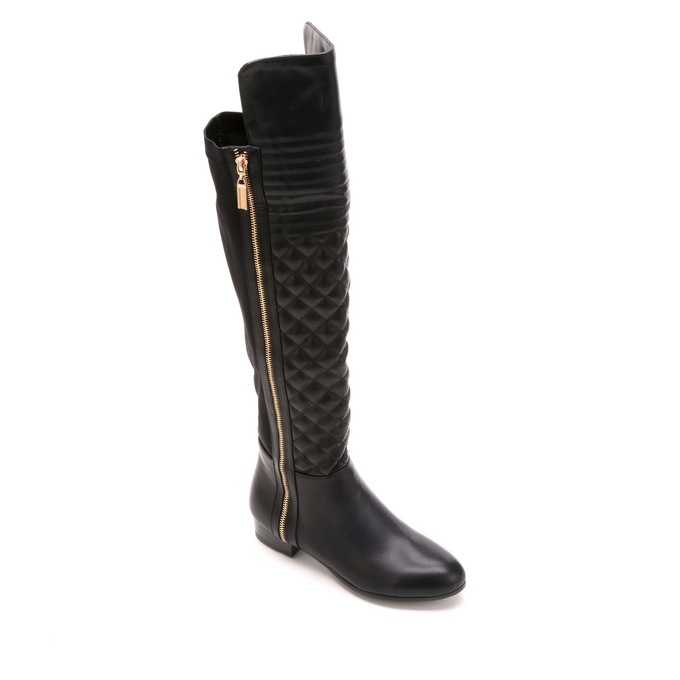 Quilt-Front Boot by Midnight Velvet, , large