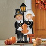Chunky Wood Cutouts Lighted Pilgrims, , large