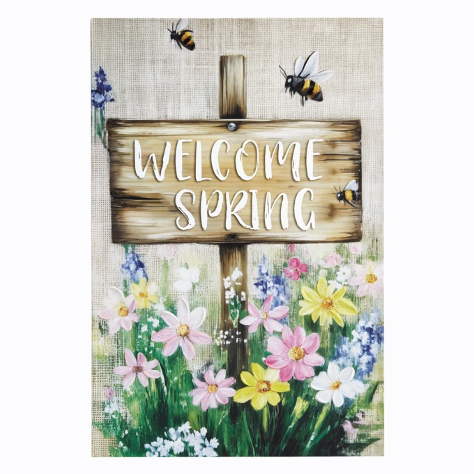 Welcome Spring Wall Art, , large