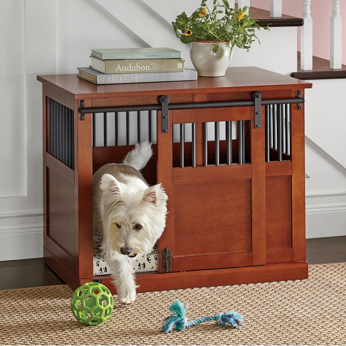 Barn Door Regular Pet Crate, , large