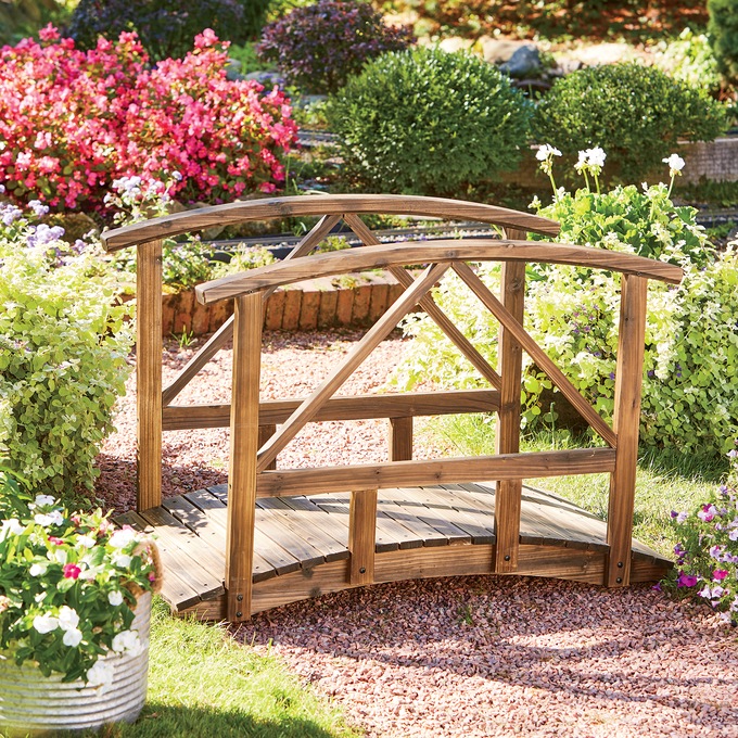 Rustic Garden Bridge, , large