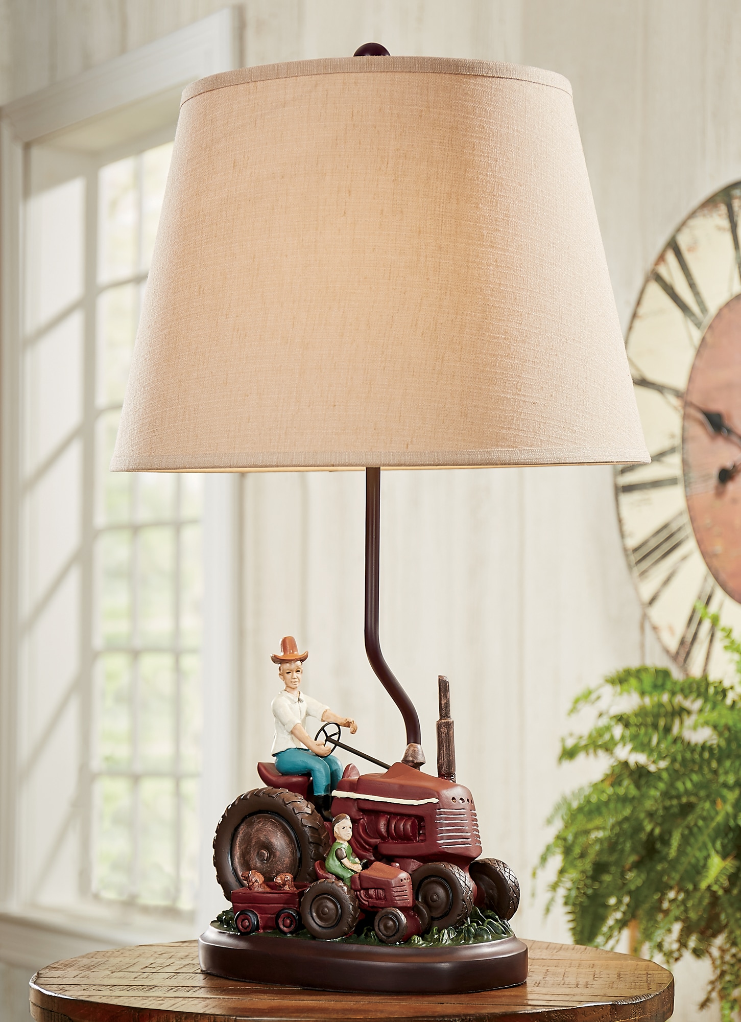 tractor bedside lamp