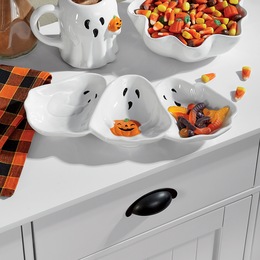 Halloween Ghost Trio Candy Dish, , large