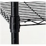 Wide 5-Tier Rolling Metal Wire Storage Rack with Wheels, , large