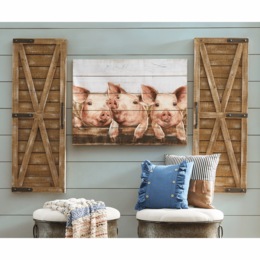 Set of 2 Barn Doors, , large