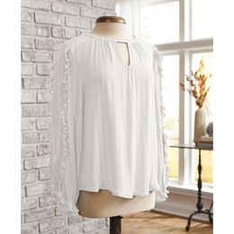 Olivia Woven Top, , large