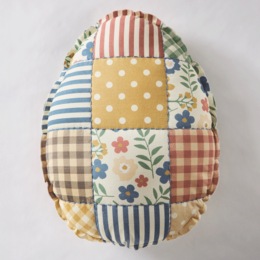 Figural Quilted Egg Pillow, , large