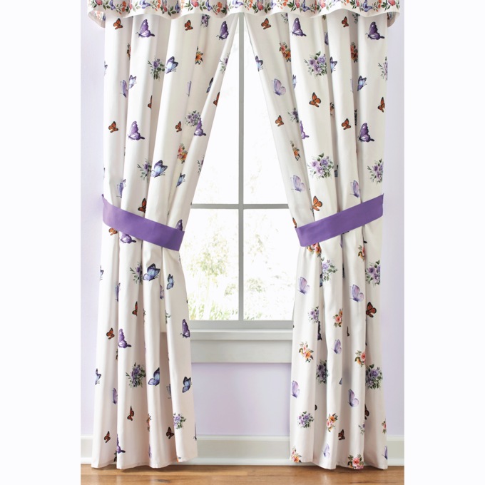 Butterfly Floral Panel Pair, , large