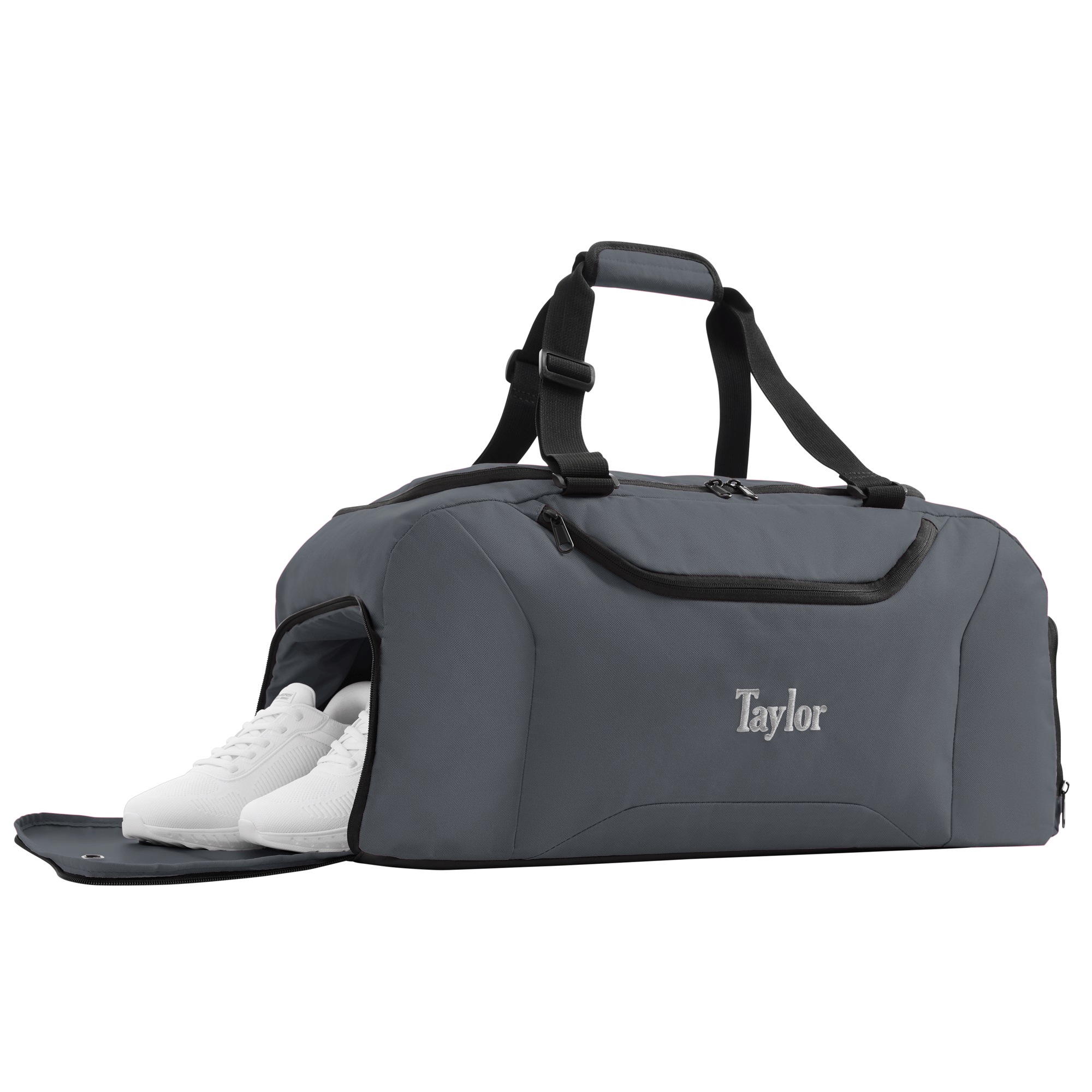 Personalized 23" Duffel with Shoe Pocket, Graphite, large