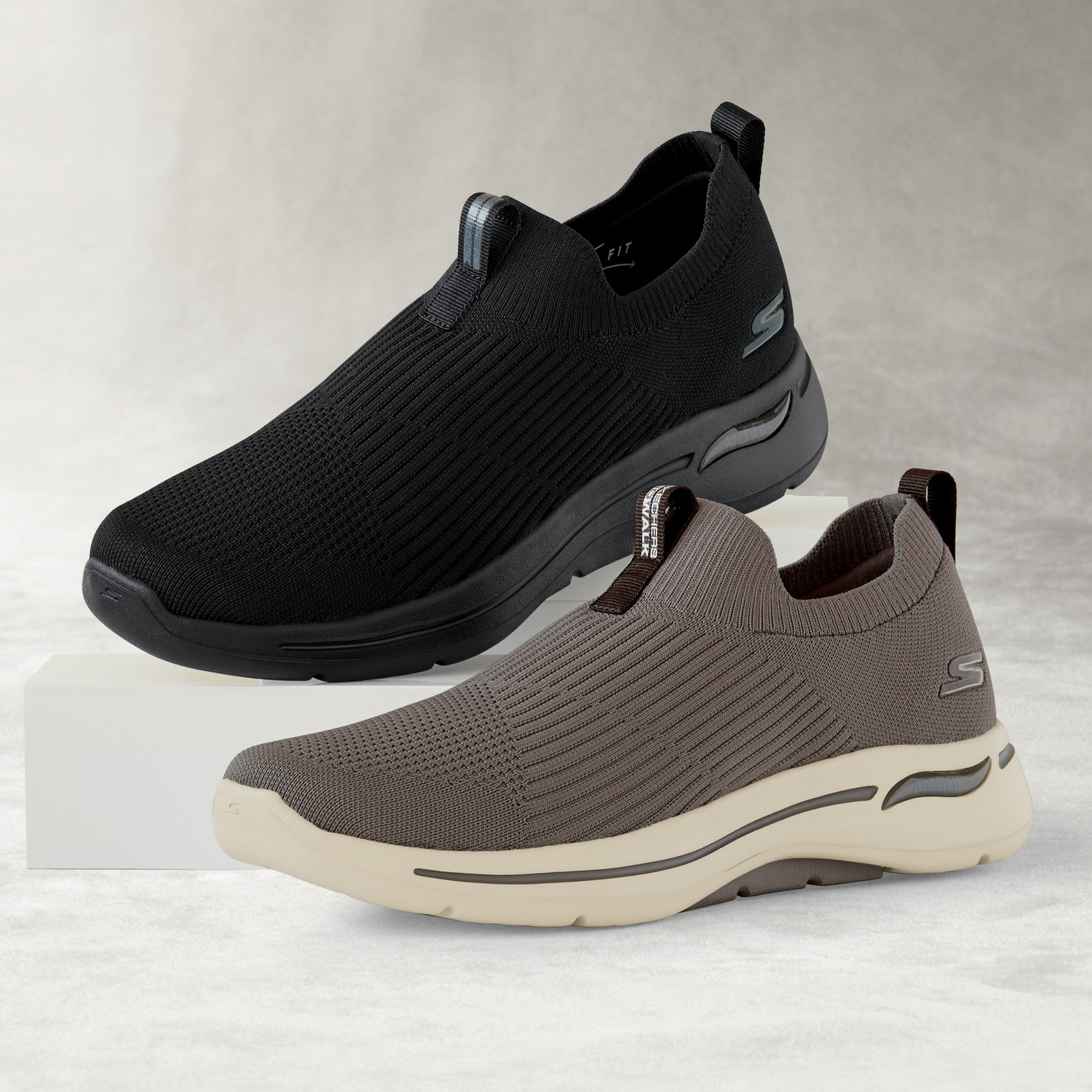 skechers mens arch fit slip on