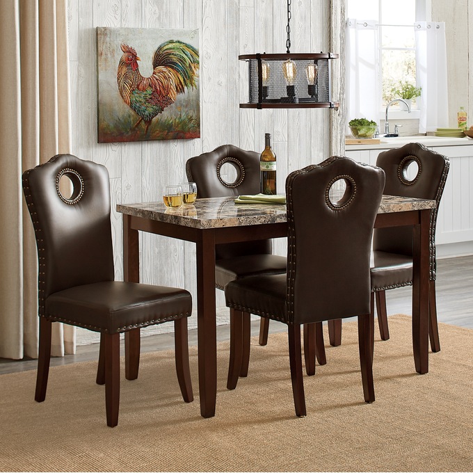 Nailhead shop dining chairs