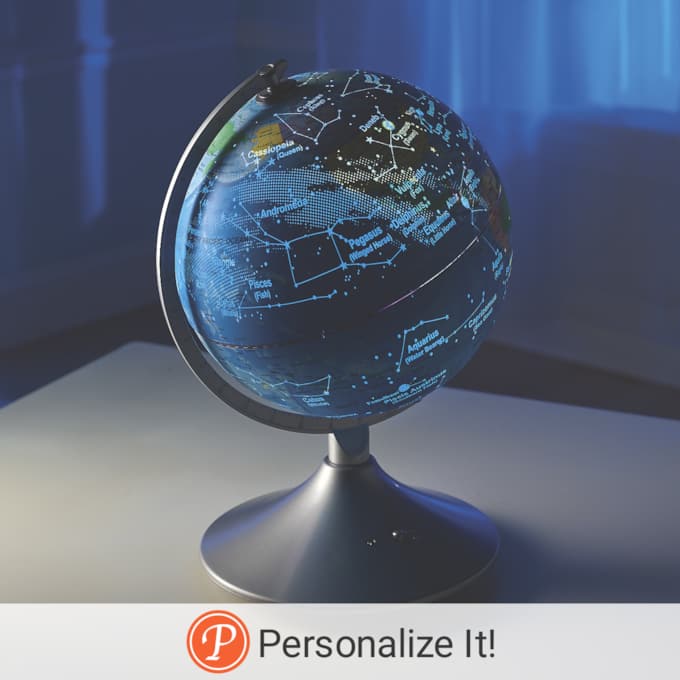 2-in-1 Globe with Constellation Map, , large