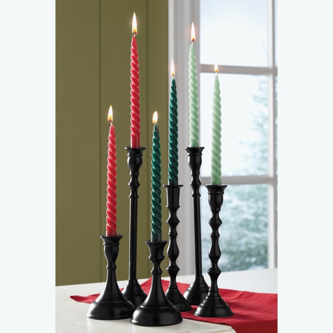 Set of 2 Colored Taper Candles, , large