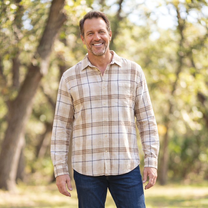 3-Pack Men's Flannel Shirts, , large