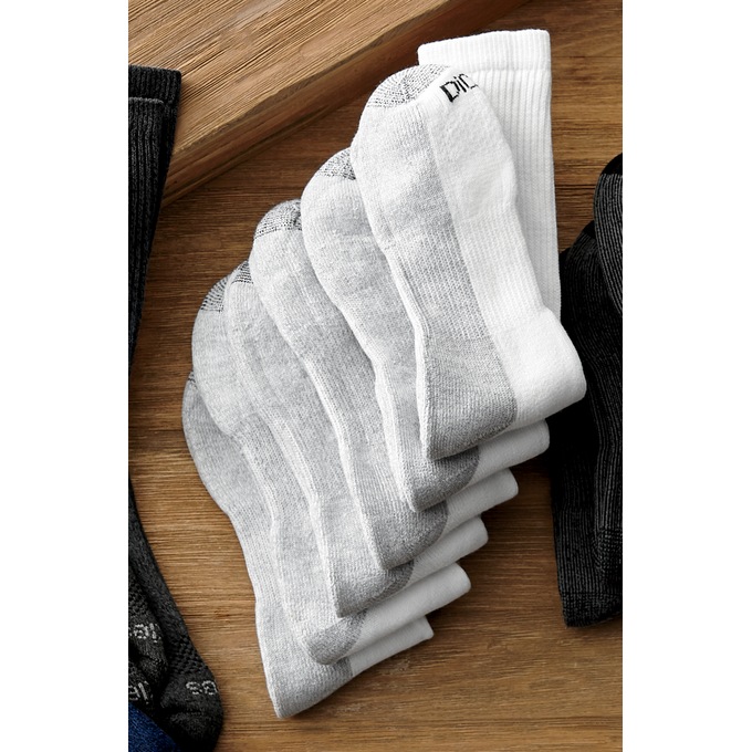 Dickies 6-Pair Pack Men's Dri-Tech Crew Socks, , large
