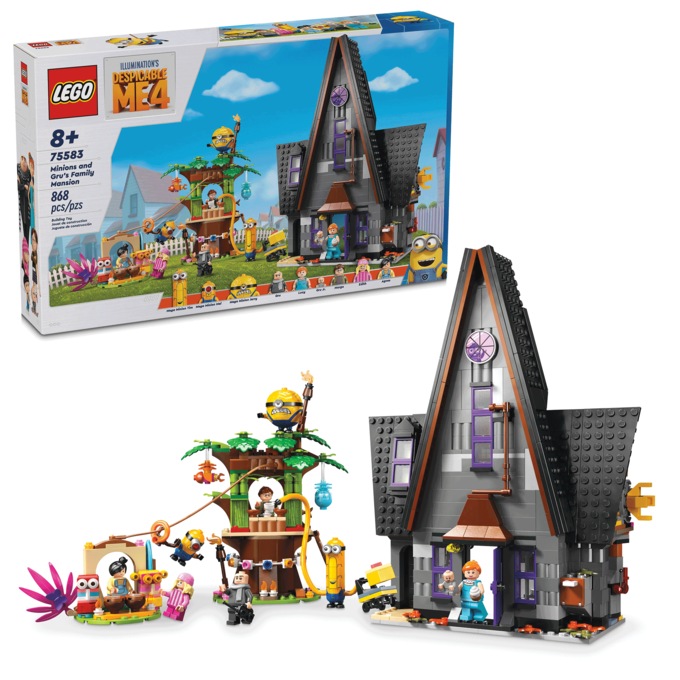 LEGO Minions and Gru's Family Mansion, , large