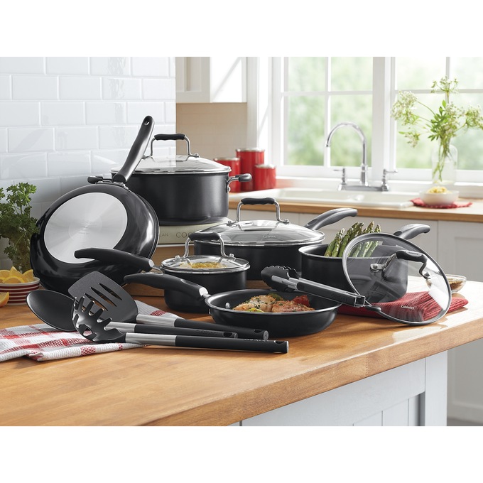 Cuisinart 14-Piece Aluminum Nonstick Cookware Set, , large