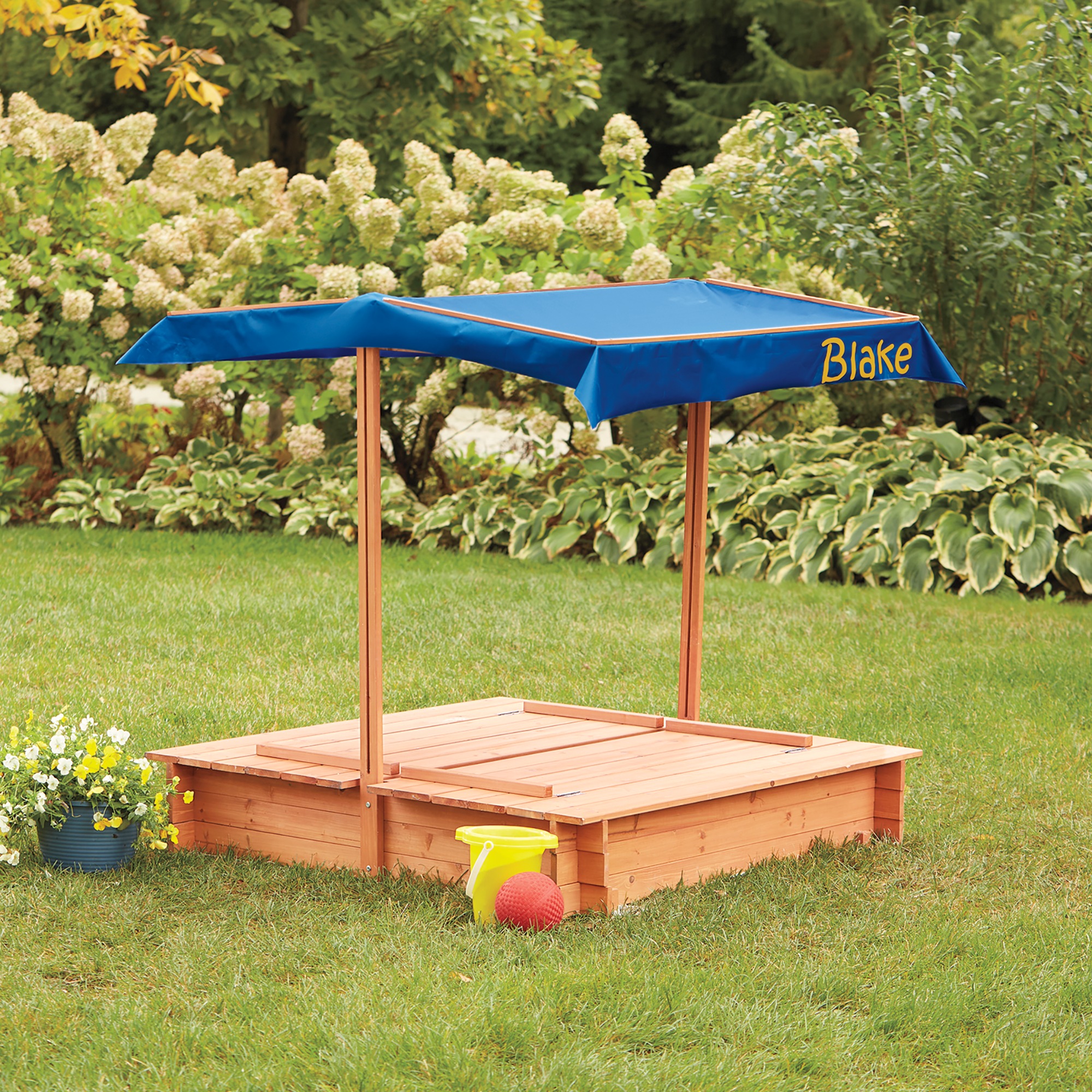 Convertible Sandbox with Sunshade, , large