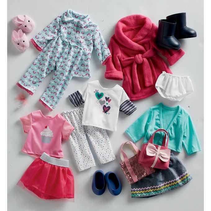 3-Pack 18" Doll Outfits, , large