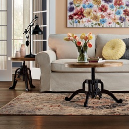 Crank Coffee Table and End Table, , large