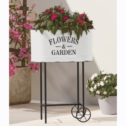 Farmhouse Planter with Stand, , large