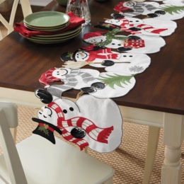 Snowman Table Runner, , large