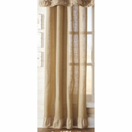 Burlap and Ruffle Panel , , large