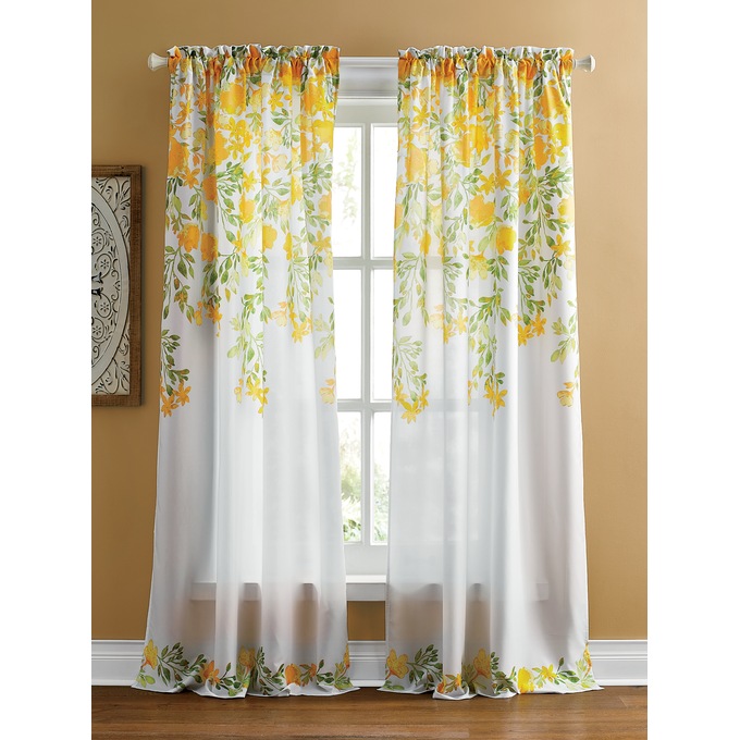 Cascading Floral Panel, , large