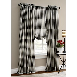 Gingham Check Window Panel, , large