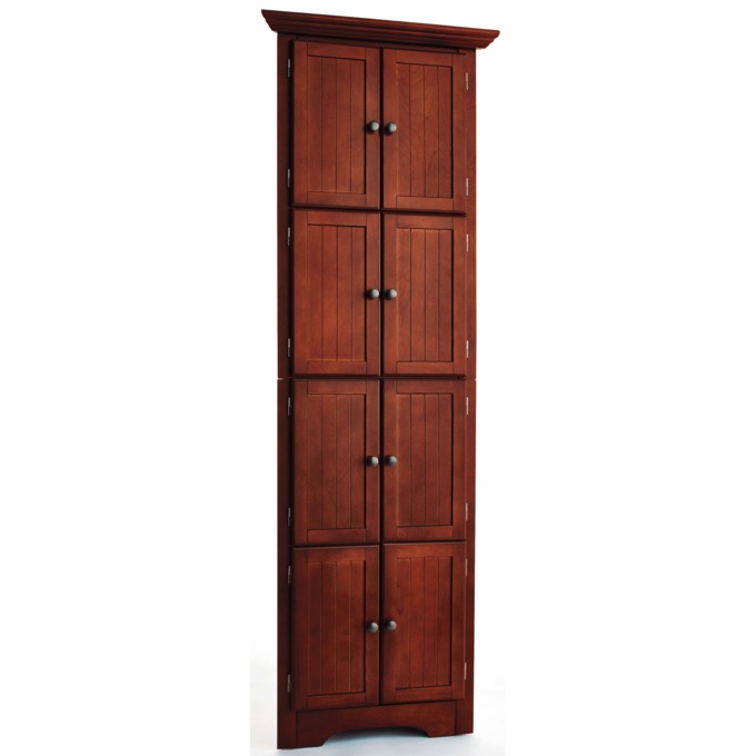 Westwick Tall Corner Storage Cabinet with 8 Doors, , large