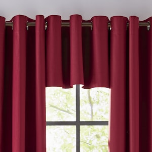 Thermalogic Weathermate Thermal Solid Color Grommet-Top Valance, , large