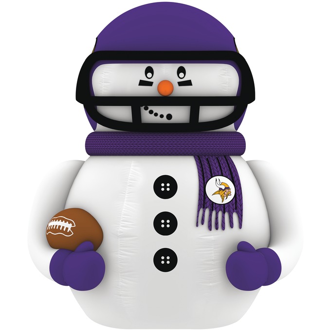NFL Inflatable Snowman Player, , large