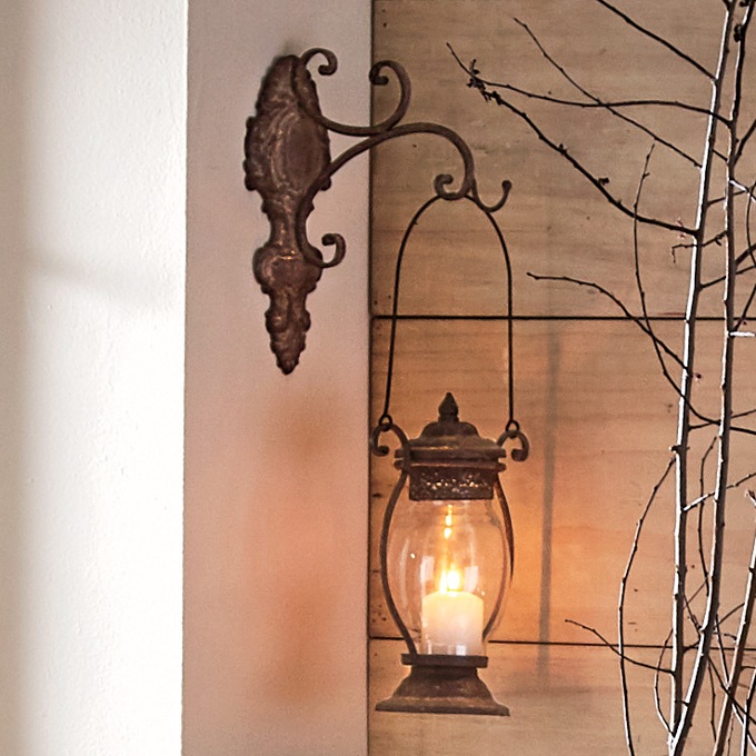 Metal Hanging Lantern Country Door