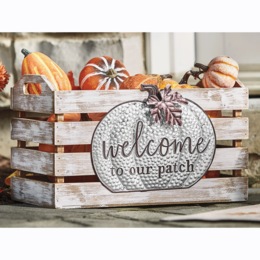 Welcome to Our Patch Milk Crate, , large