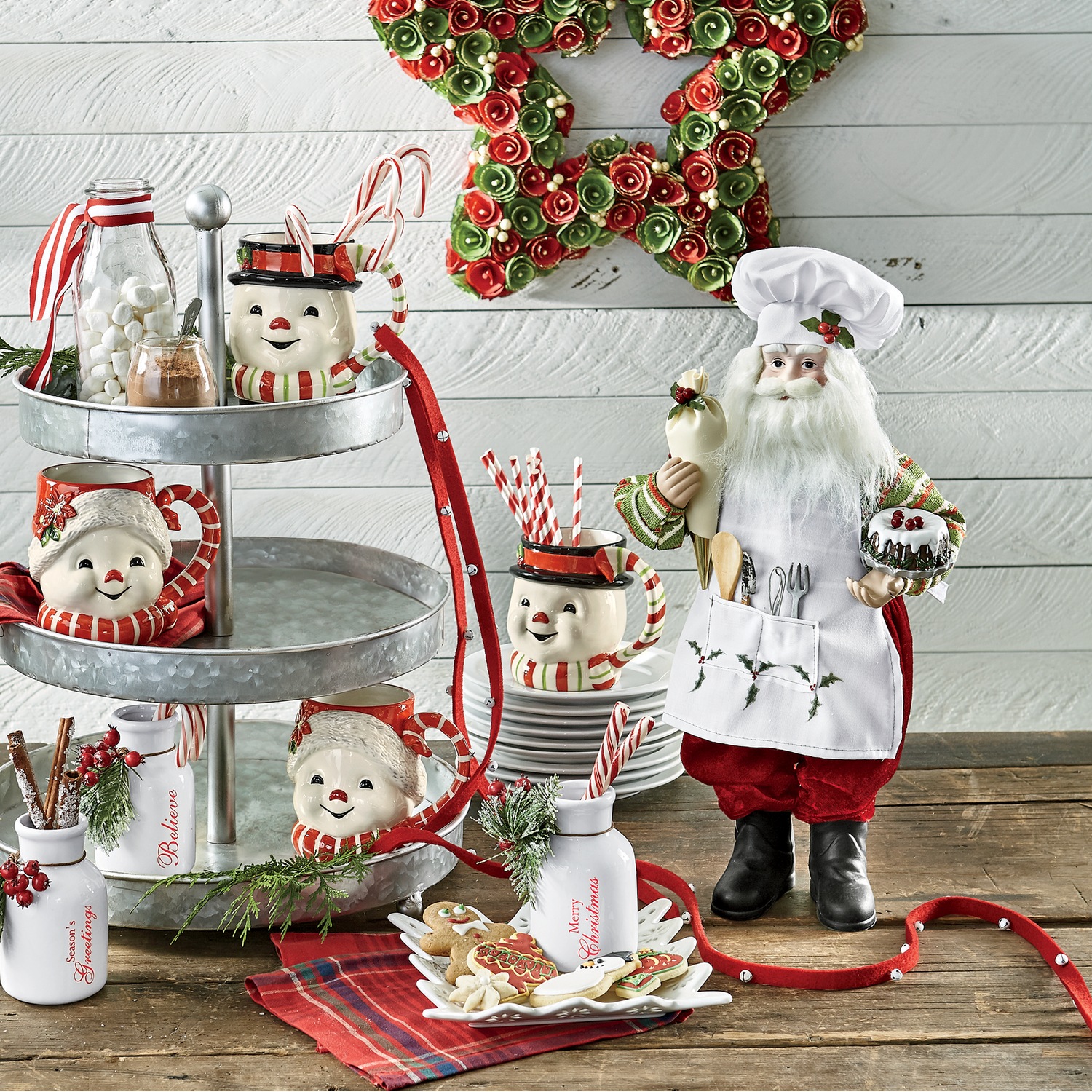 Cooking Santa Country Door