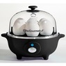 Elite Gourmet 7-Egg Cooker with Timer, Black, large