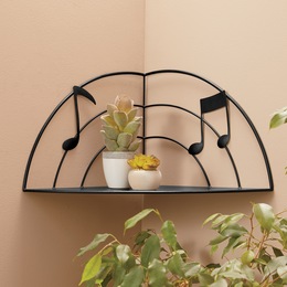 Music Note Corner Wall Shelf, , large