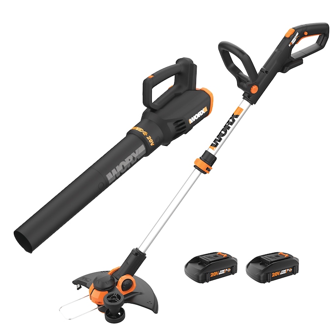 Worx Power Share 20V GT 3.0 Trimmer & Turbine Blower (Batteries & Charger Included), , large