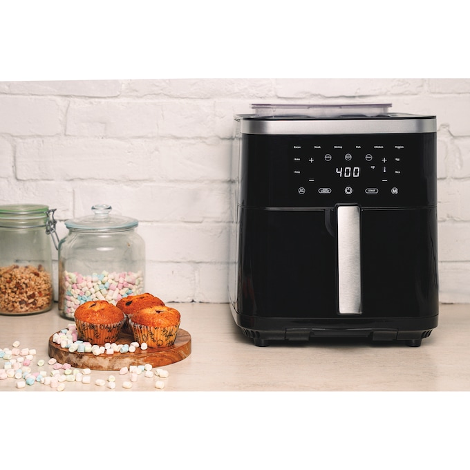 Guy Fieri Flavortown 6.5-Quart Steam Air Fryer, Black, large