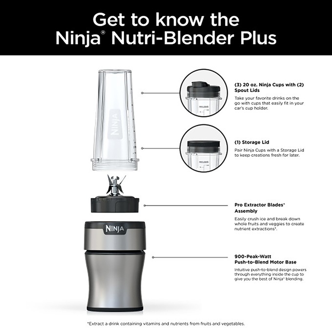 Ninja Personal Blender and Smoothie Maker QB3001 review