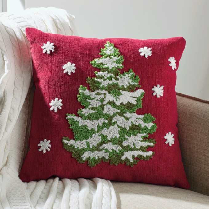 Tree Decorative Pillow, , large