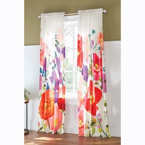 Floral Garden Panel Pair, , large