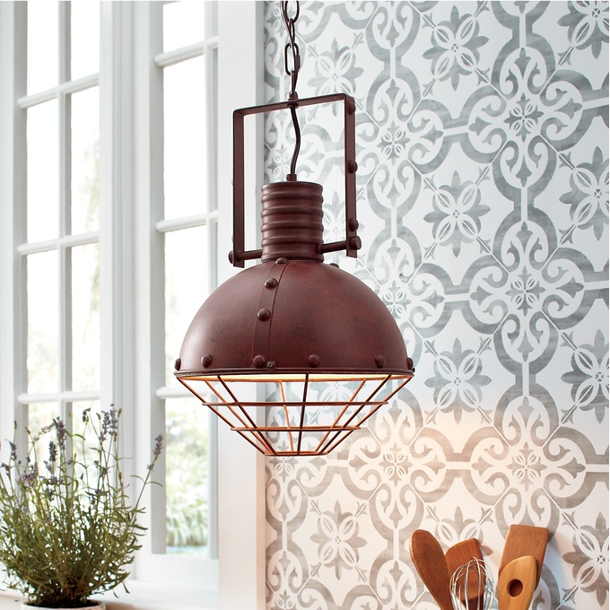 Farmhouse swag light top