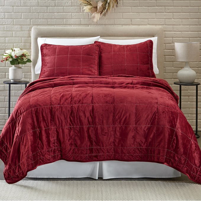 Piper Velvet Sham, , large