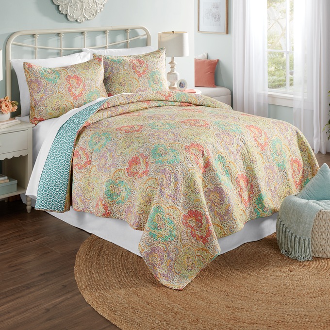 Ethridge Oversized Quilt and Sham, , large