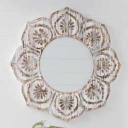 Wall Flower Mirror, , large