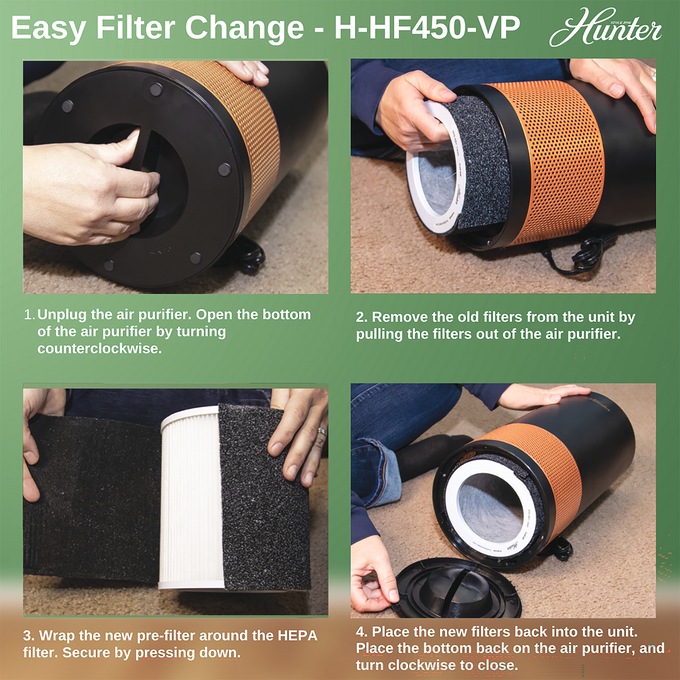 Hunter Replacement HP450 Filter Pack, , large