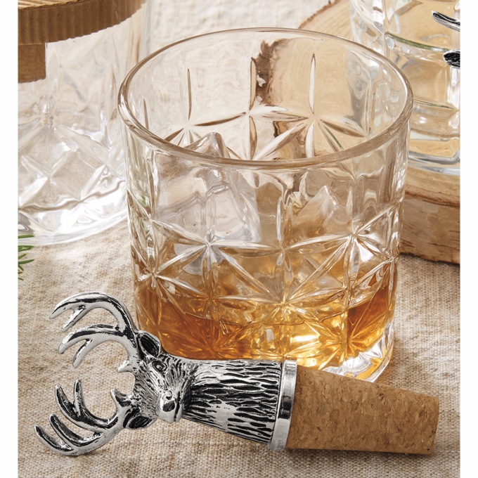 Deer Double Old Fashioned Glass, , large