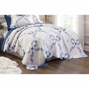Genevieve Bow Oversized Quilt, , large